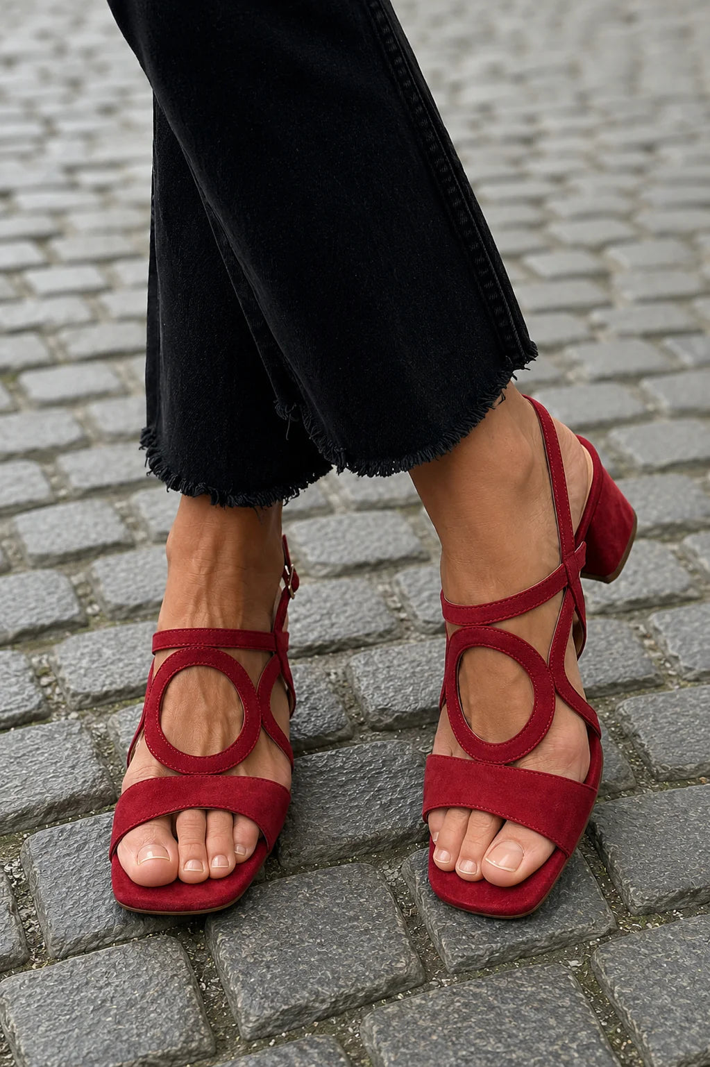 Carmel Low Block Heel Sandals