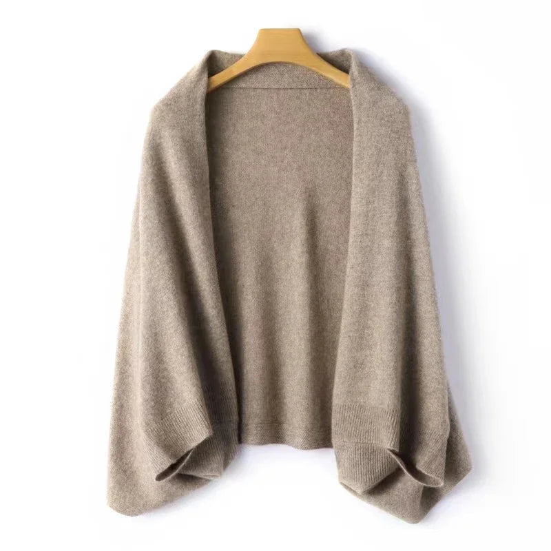 Ellis Grade-A Cashmere Cape Scarf