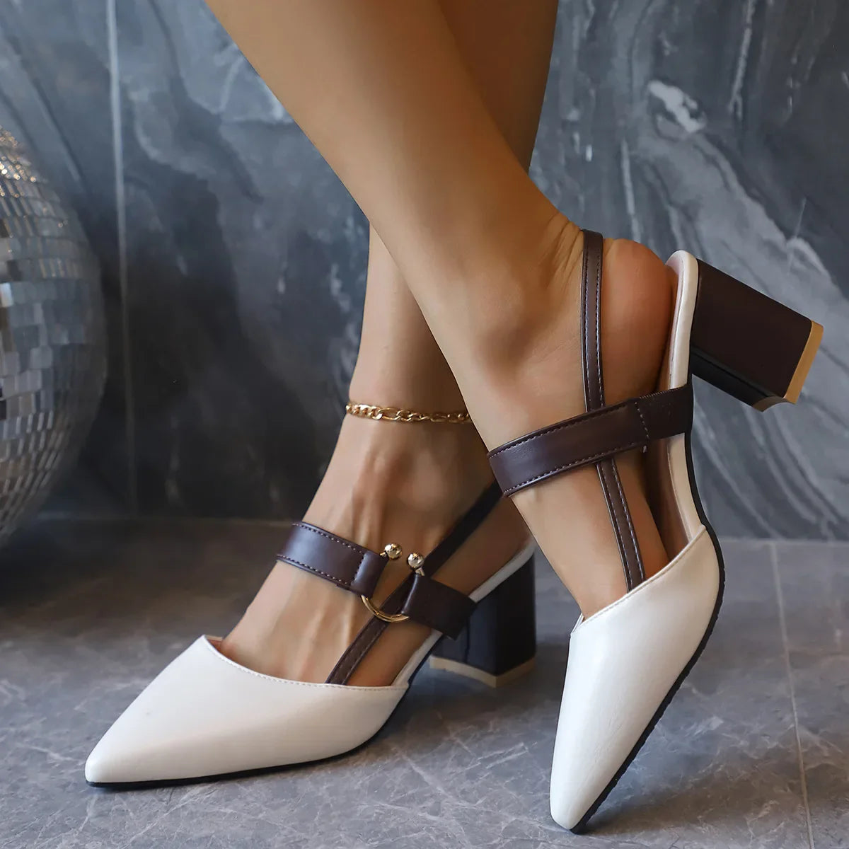Eclipse Slingback Heel