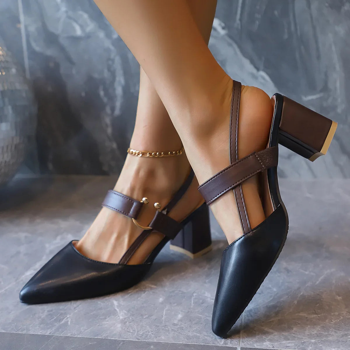 Eclipse Slingback Heel
