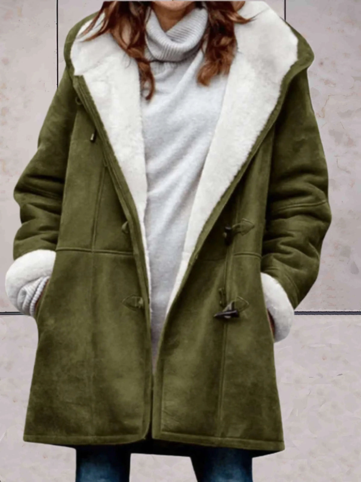 Clovelly Sherpa-Lined Duffle Coat