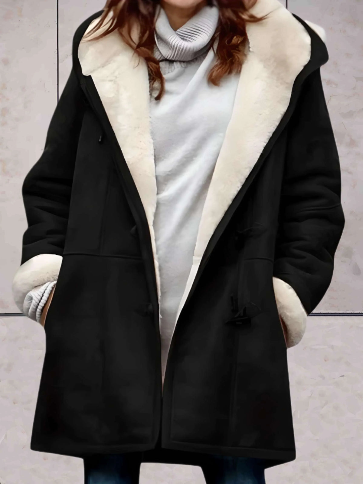 Clovelly Sherpa-Lined Duffle Coat