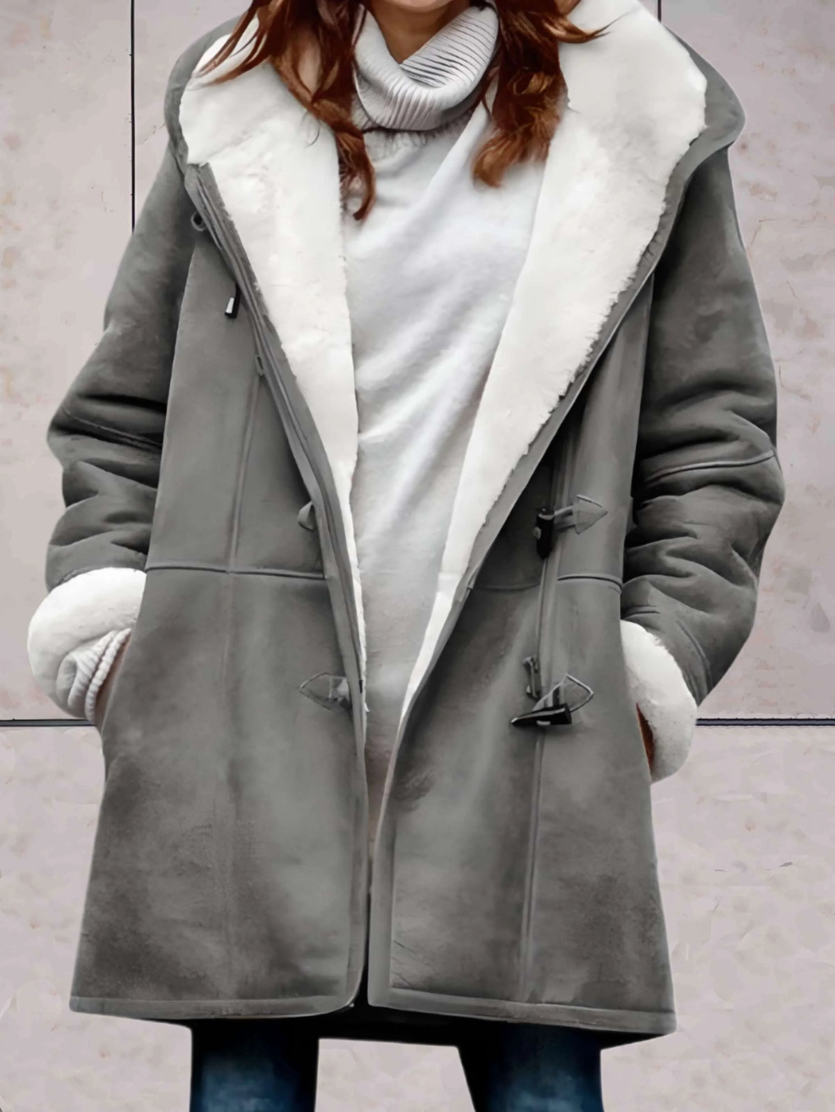 Clovelly Sherpa-Lined Duffle Coat