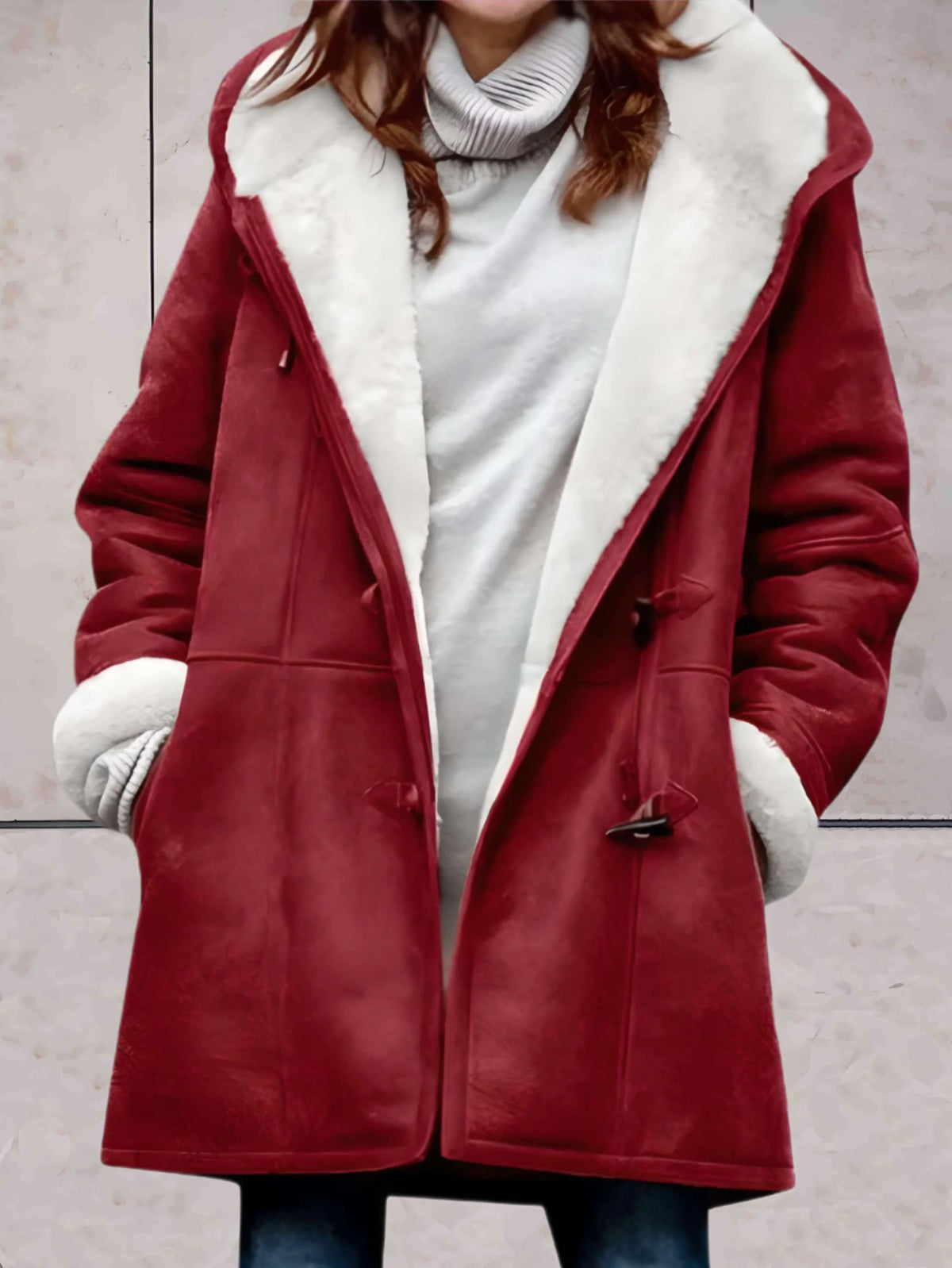 Clovelly Sherpa-Lined Duffle Coat