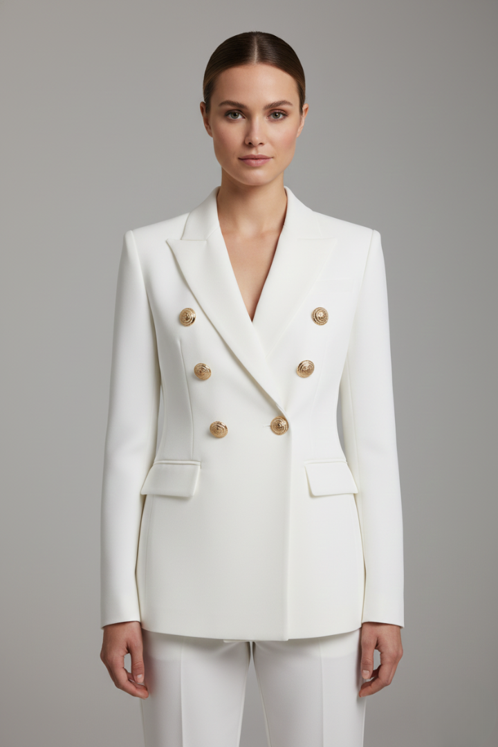 Sovereignty Double-Breasted Blazer