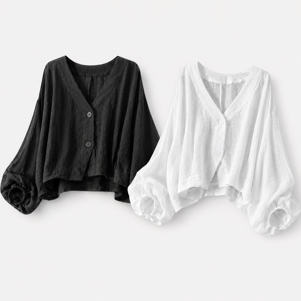 Ella Cotton-Linen Blouse