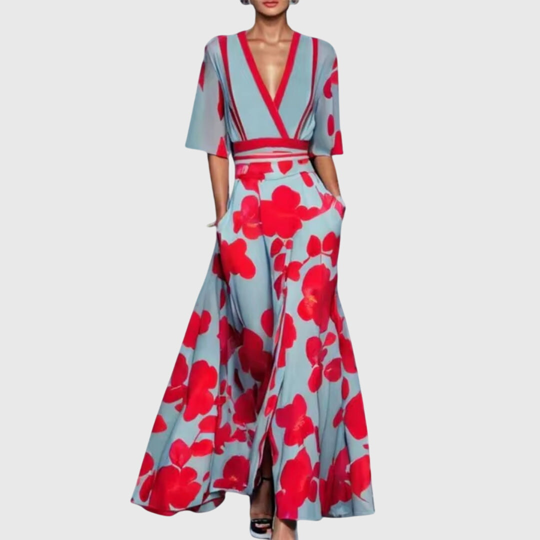 Genevieve Floral Maxi Dress