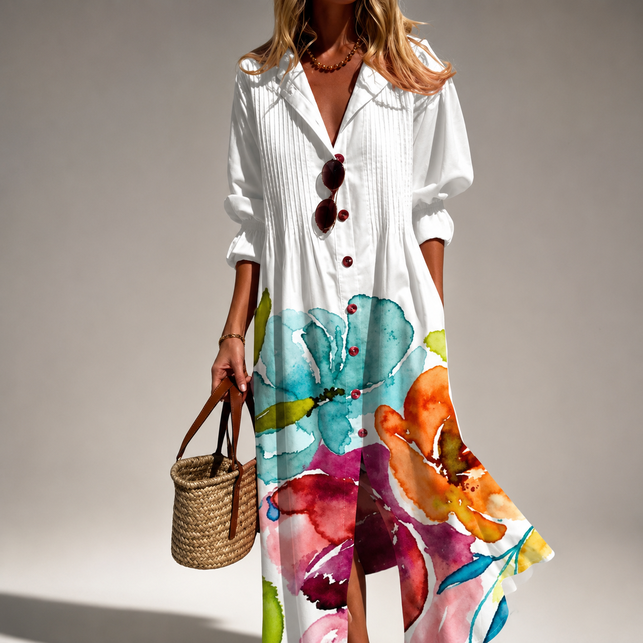 The Capri Vibrant Boho Dress