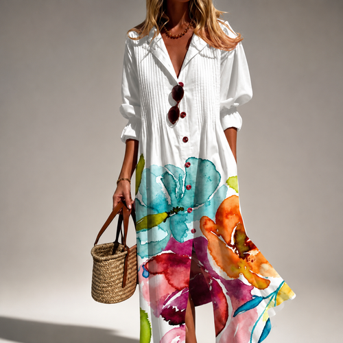 The Capri Vibrant Boho Dress