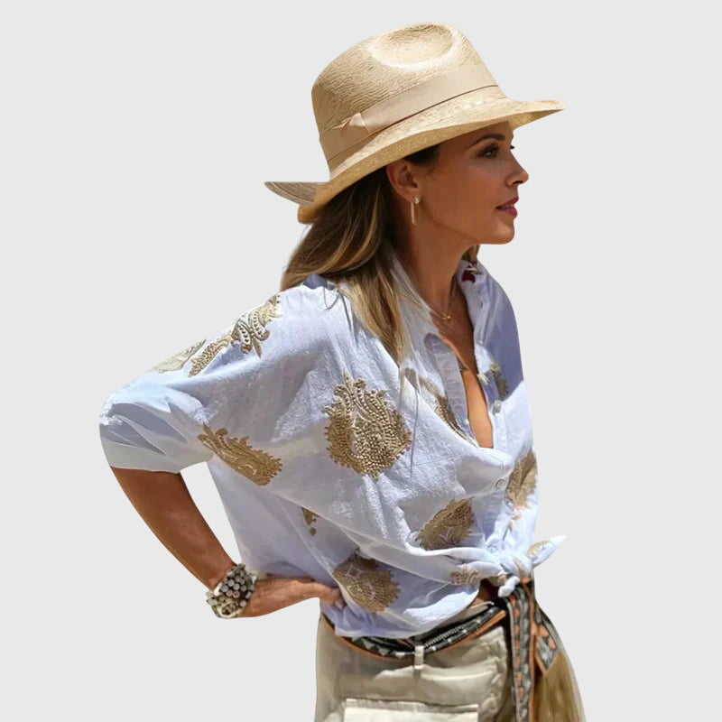 Aurelia Printed Blouse