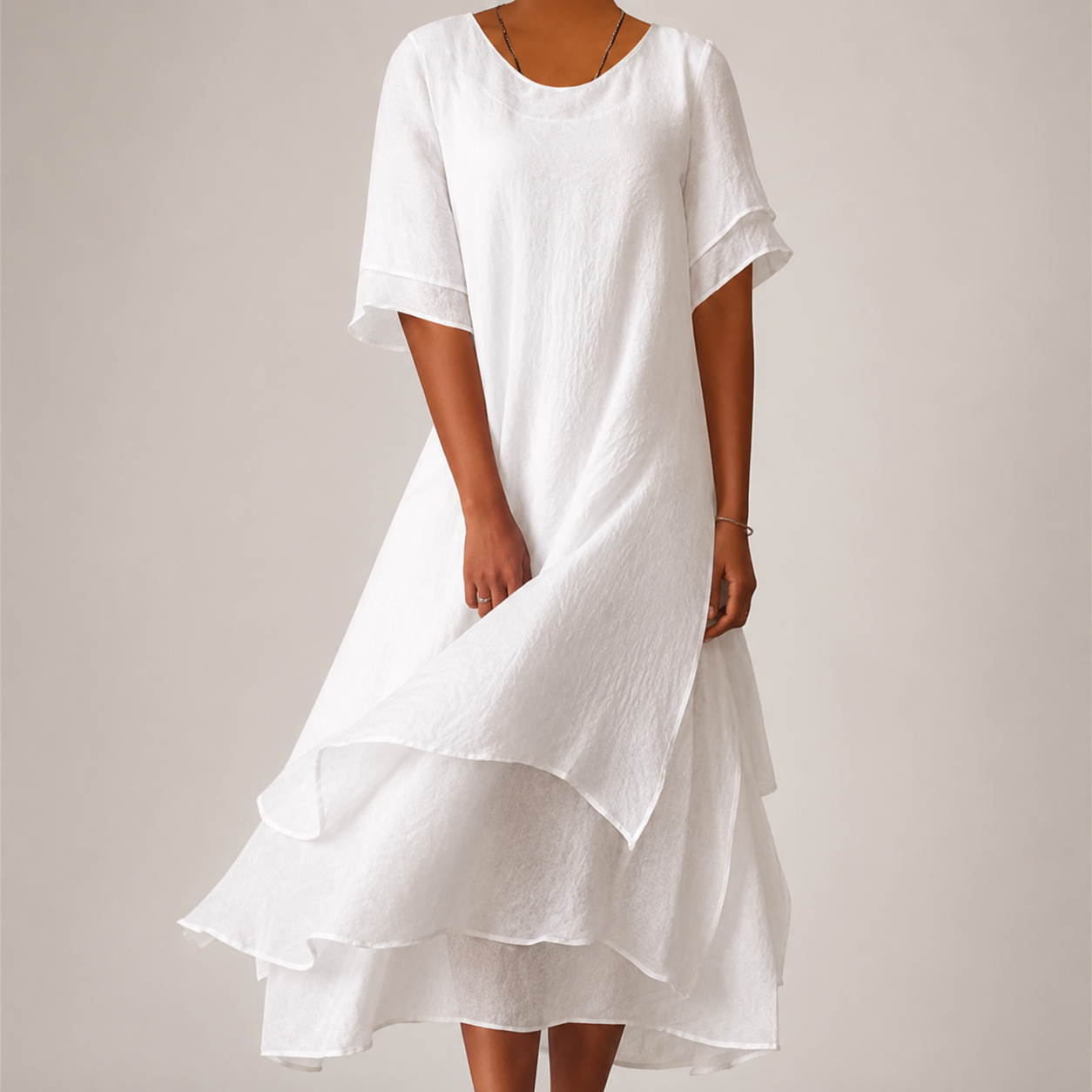 The Vivienne Flowy Layered Dress