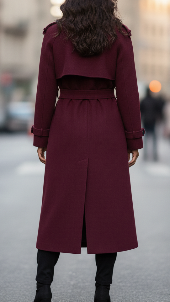 Bellamira Belted Trench Coat