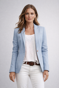 Conques Single-Button Tailored Blazer