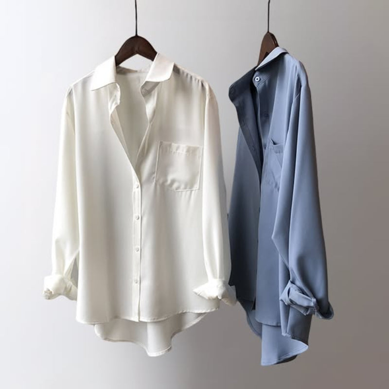 Monaco Silk Button-Down