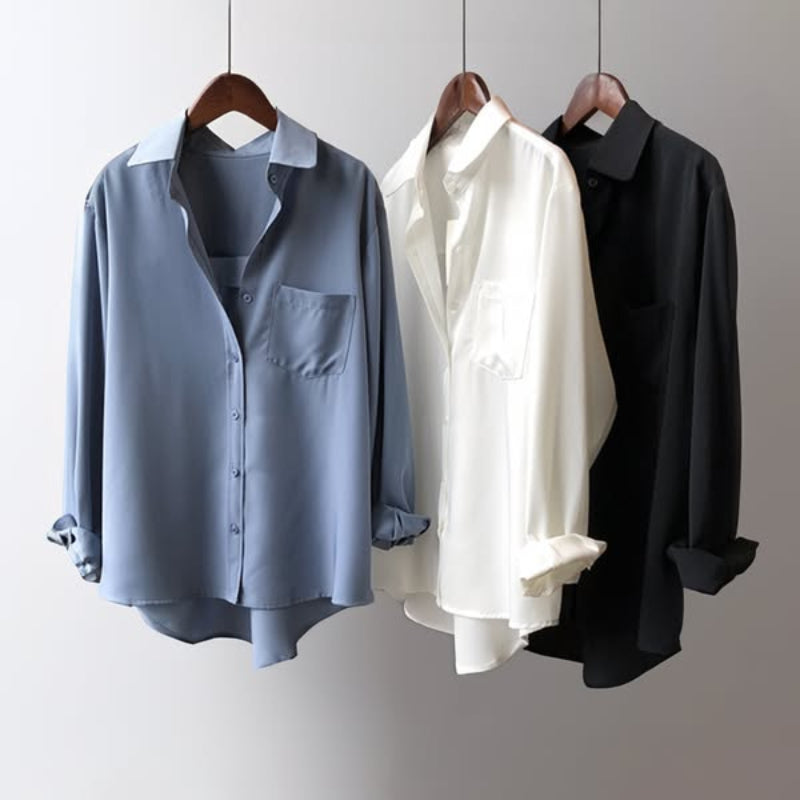Monaco Silk Button-Down