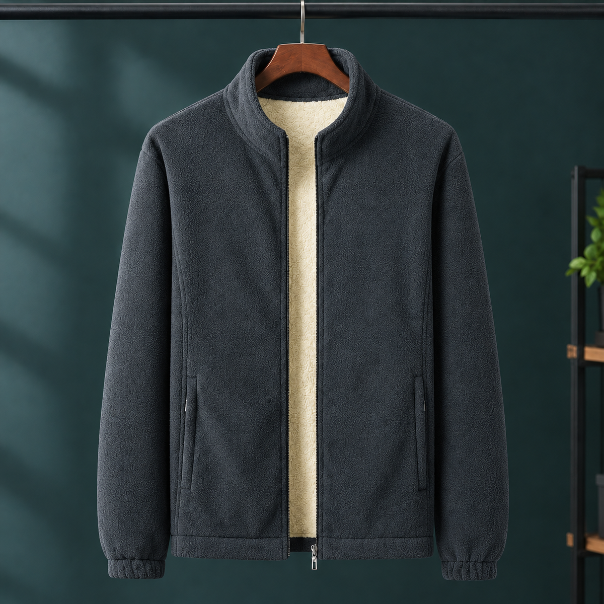 Inez Plush-Lined Fleece Jacket