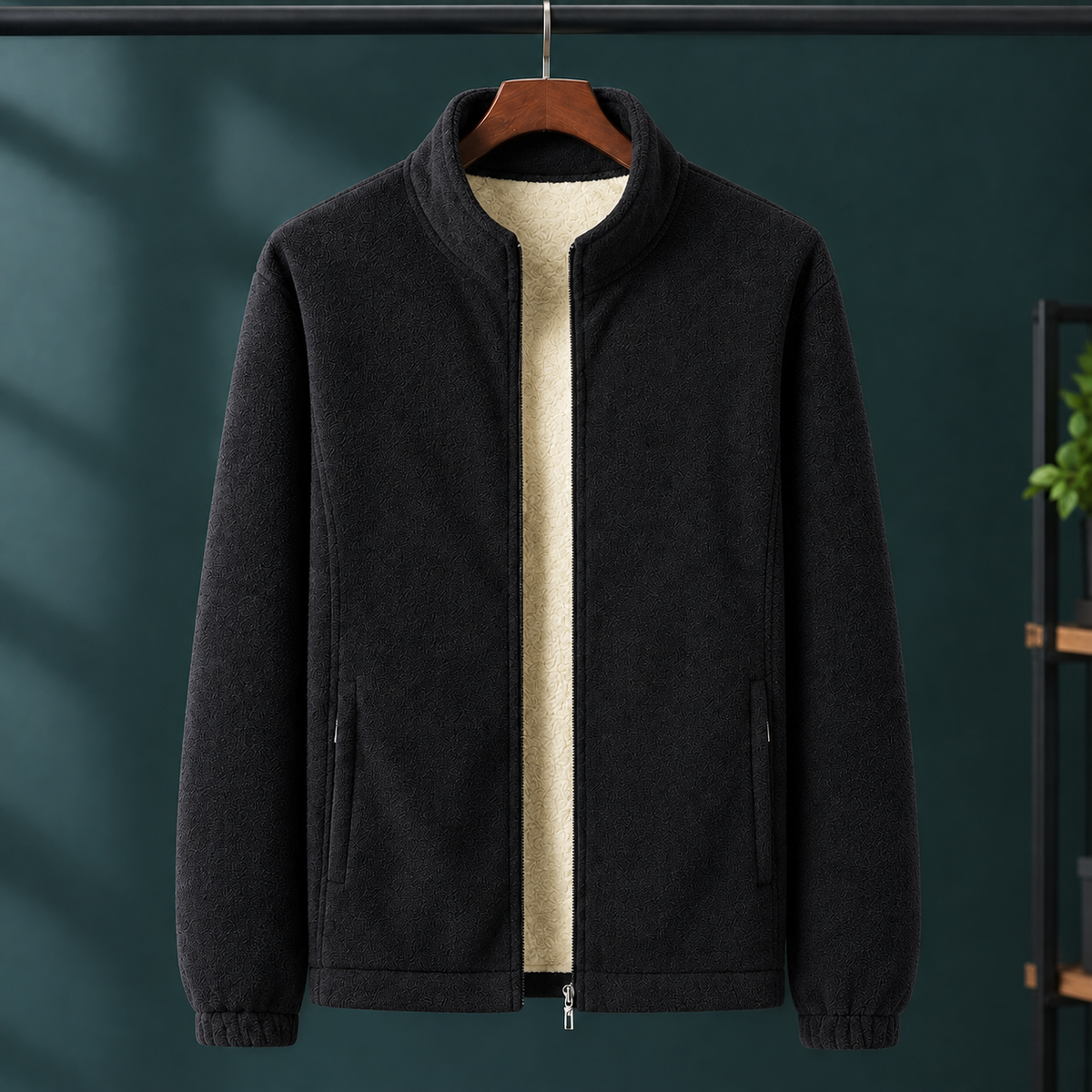 Inez Plush-Lined Fleece Jacket