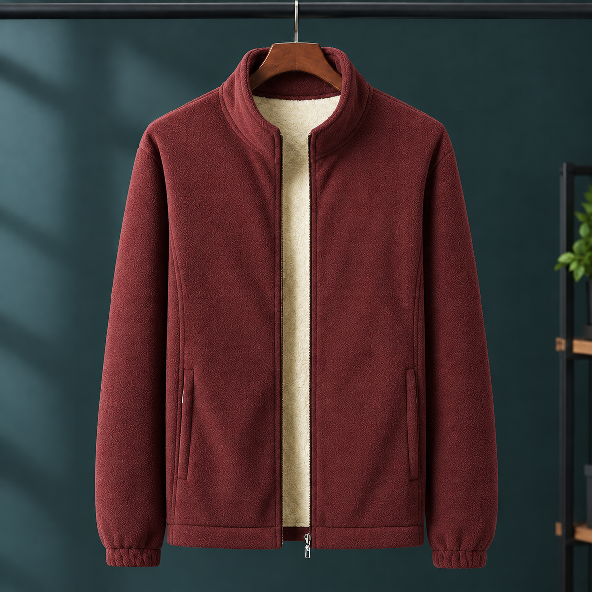 Inez Plush-Lined Fleece Jacket