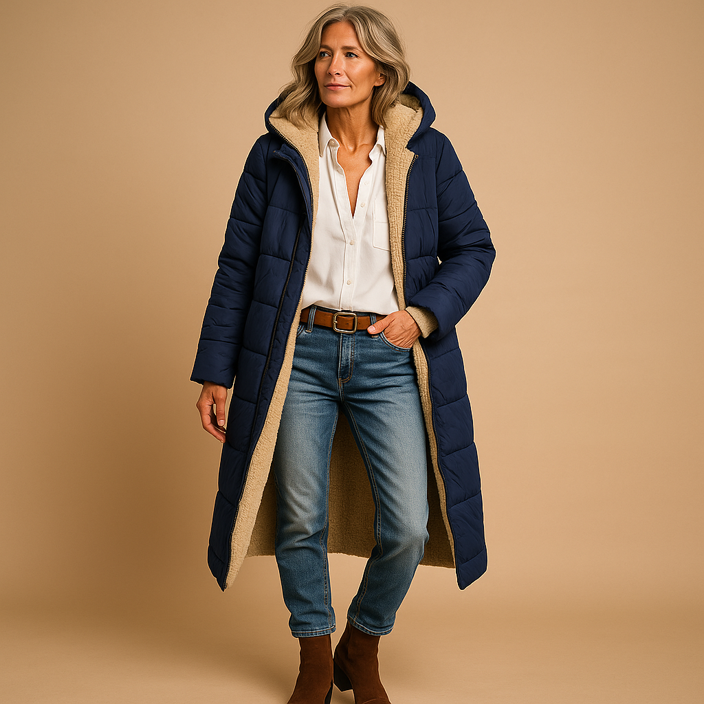 Burges Shearling-Lined Winter Coat