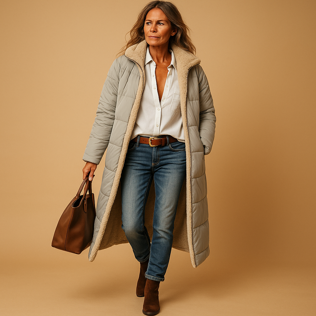 Burges Shearling-Lined Winter Coat