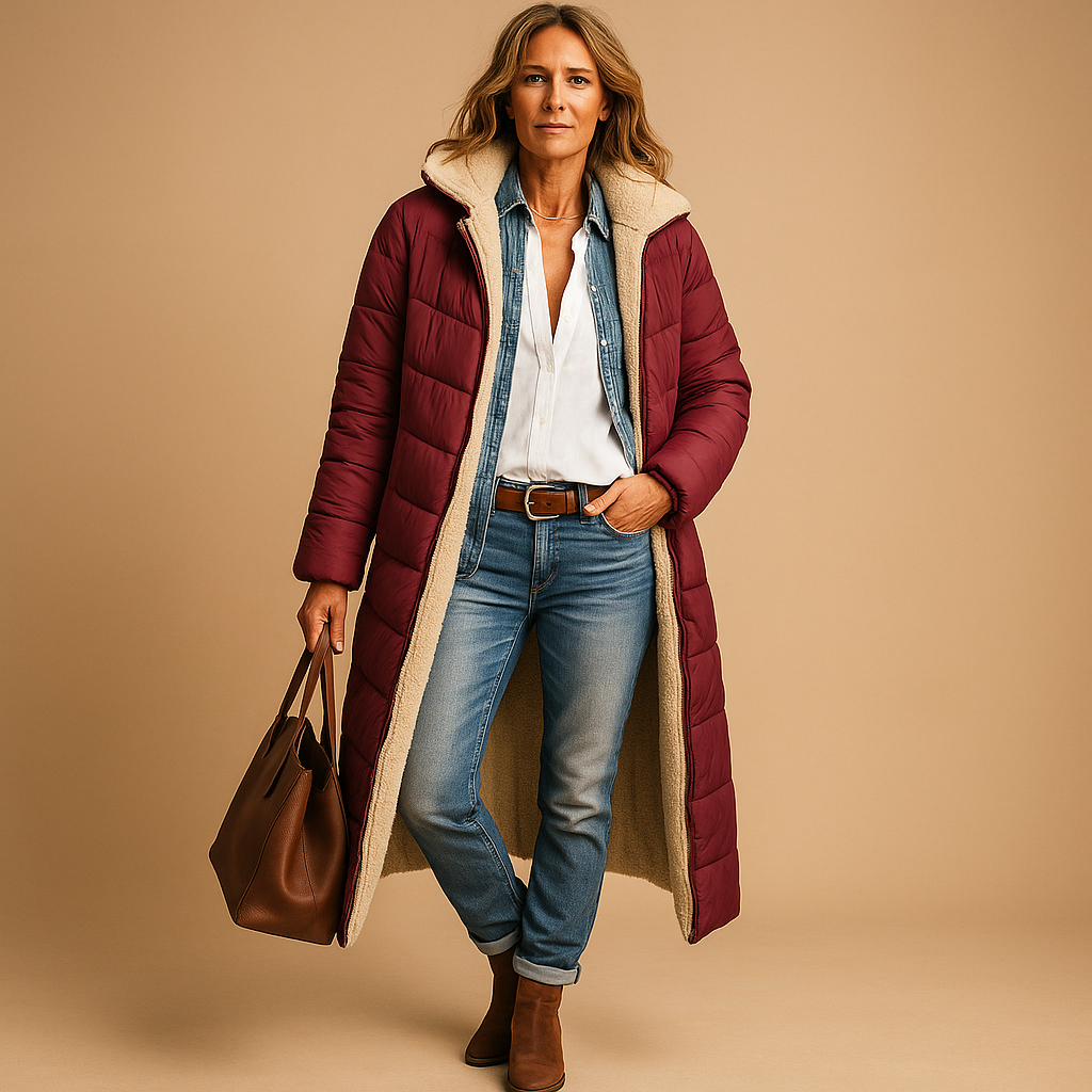 Burges Shearling-Lined Winter Coat