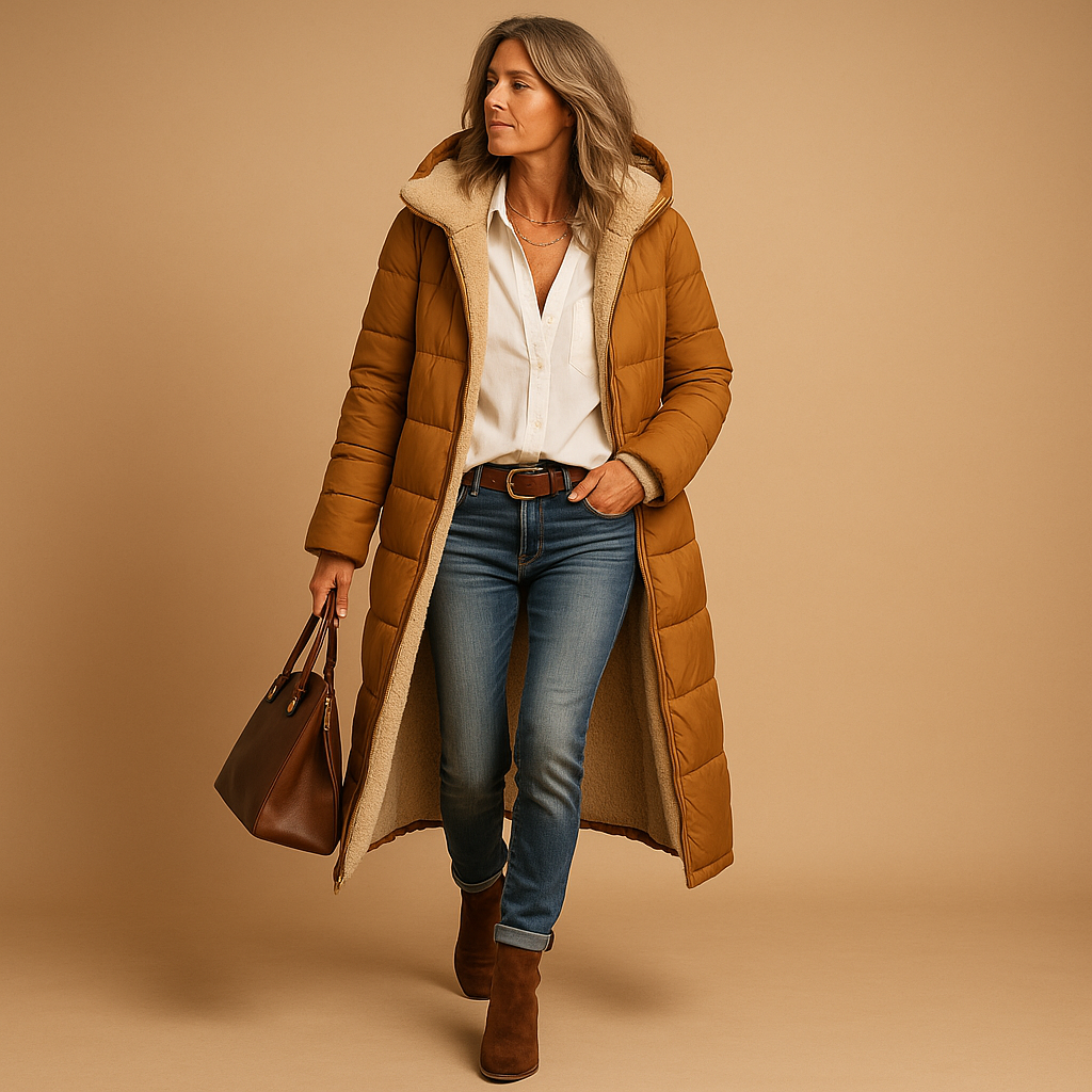 Burges Shearling-Lined Winter Coat