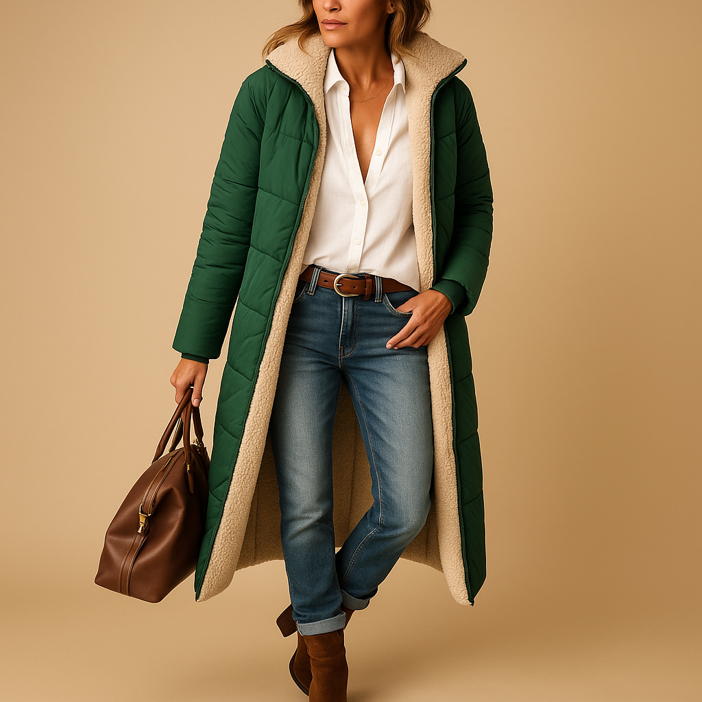 Burges Shearling-Lined Winter Coat