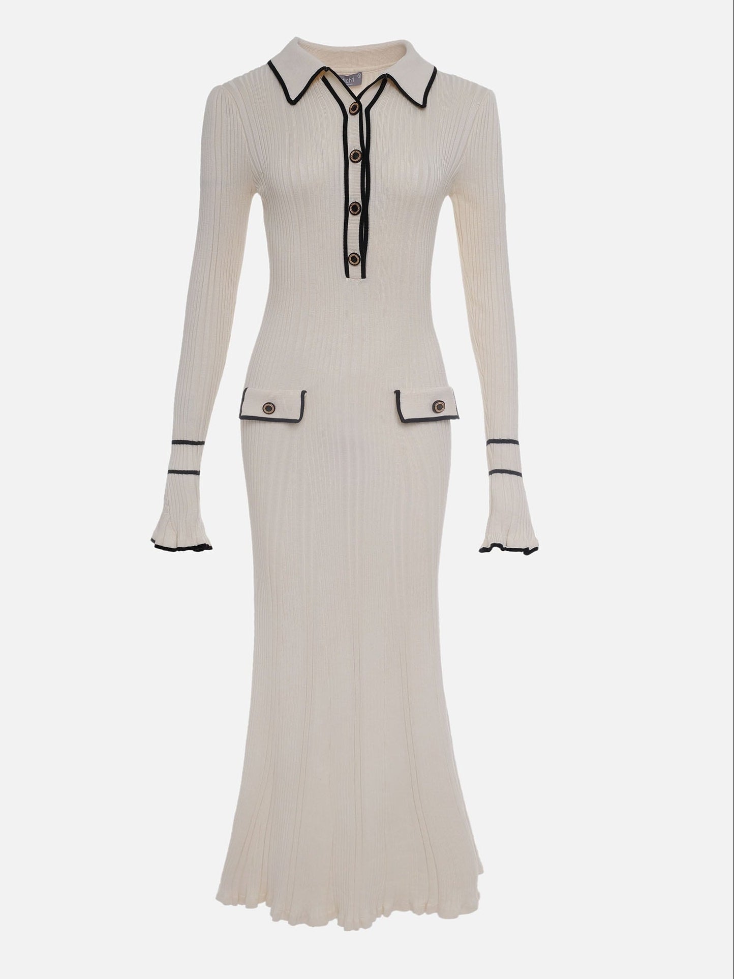 Paros Knit Midi Dress