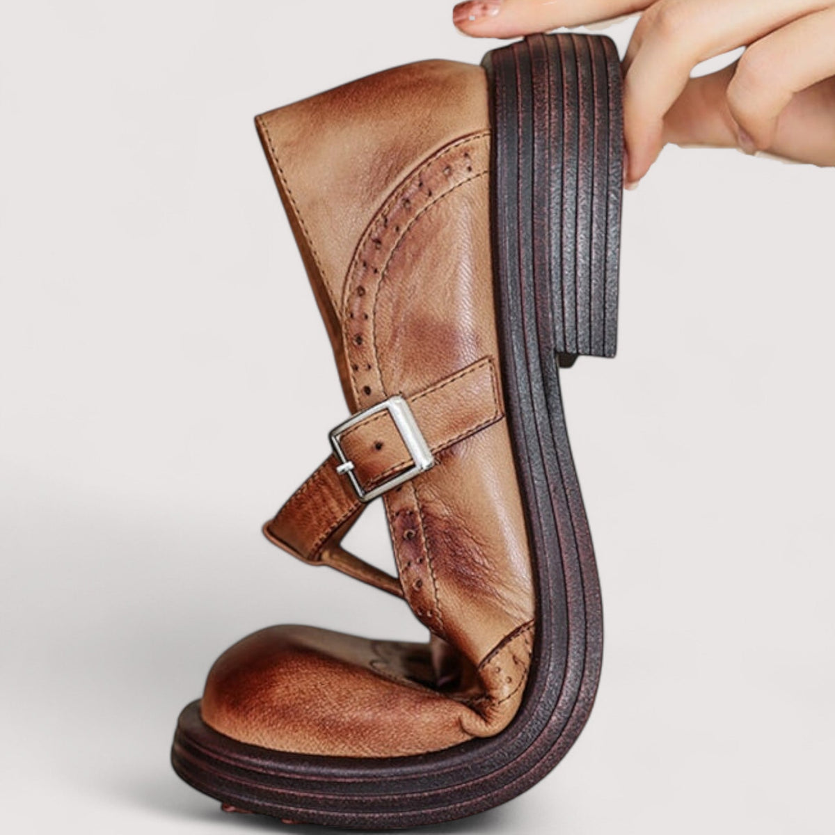 Sunspire Orthopedic Leather Flats