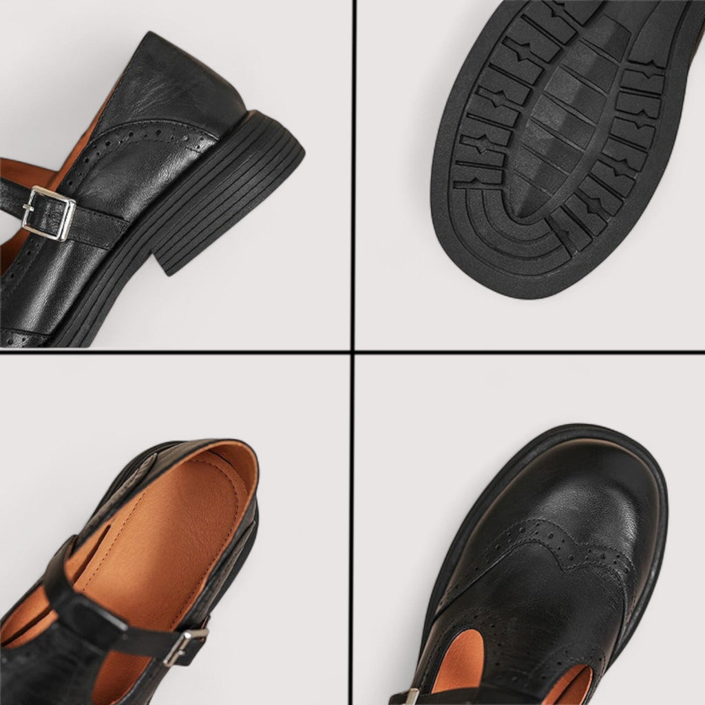 Sunspire Orthopedic Leather Flats