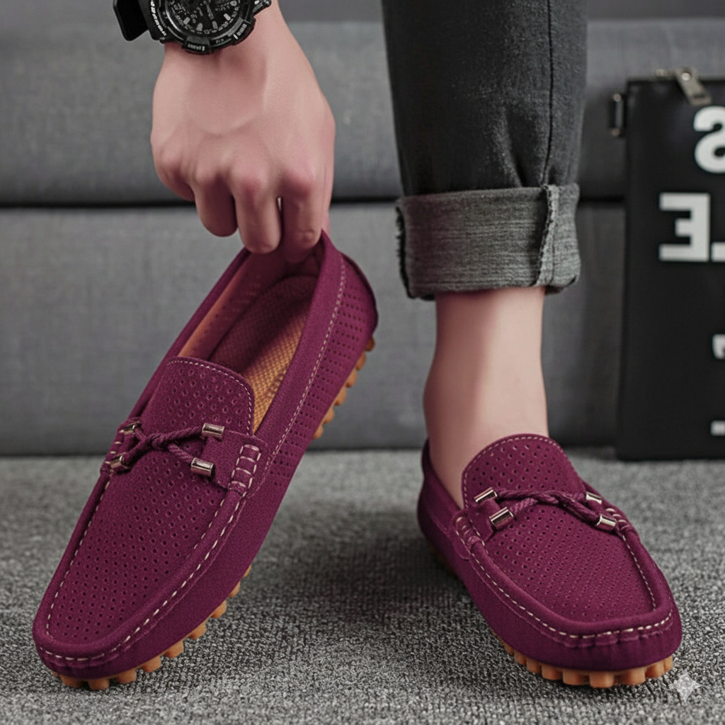 Hayes Perforated Driving Loafer
