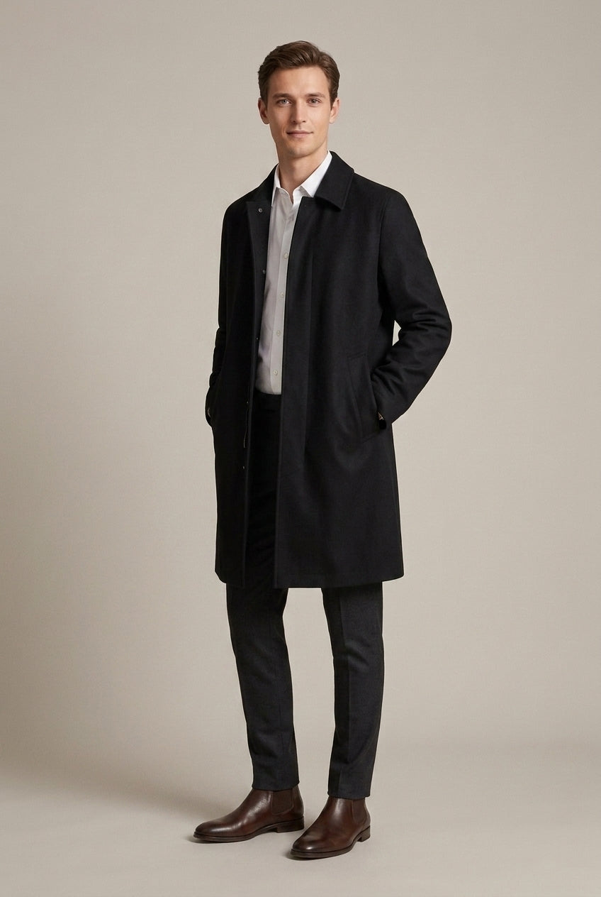 Civita Wool-Blend Trench Coat